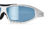 Спортивные очки LiP Surge Aero / Stone White - Black / PC Polarized / Vivide Ice Blue