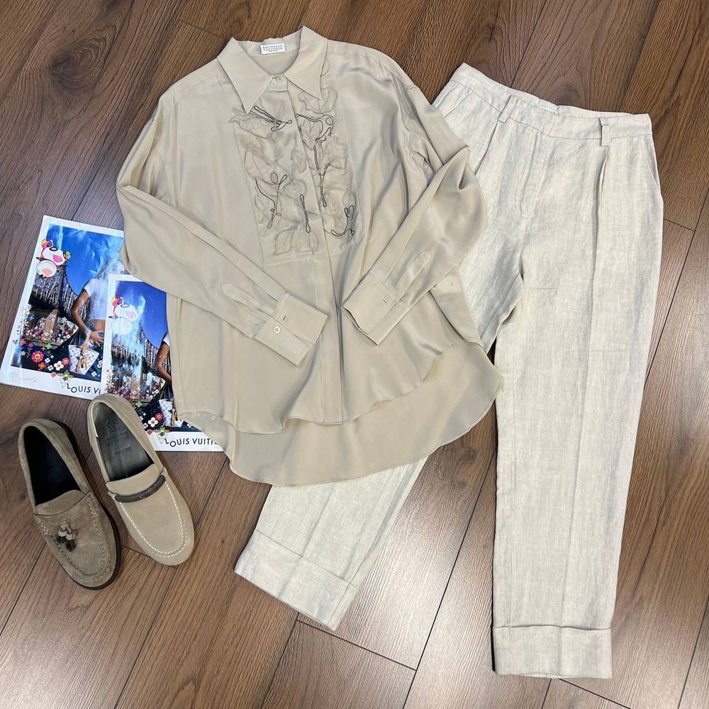 Льняная куртка Brunello Cucinelli