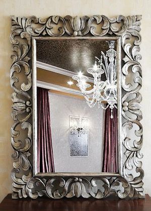Зеркало Луис, серебряное