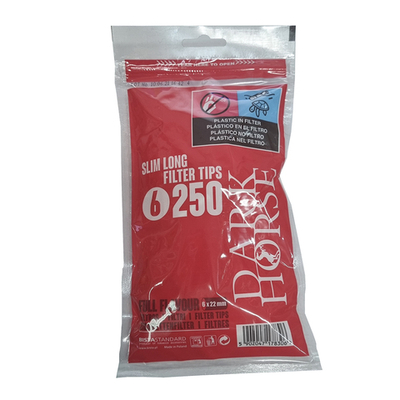 Фильтры для сигарет "Dark Horse" Slim Long 6mm 1000шт (4х250шт.)