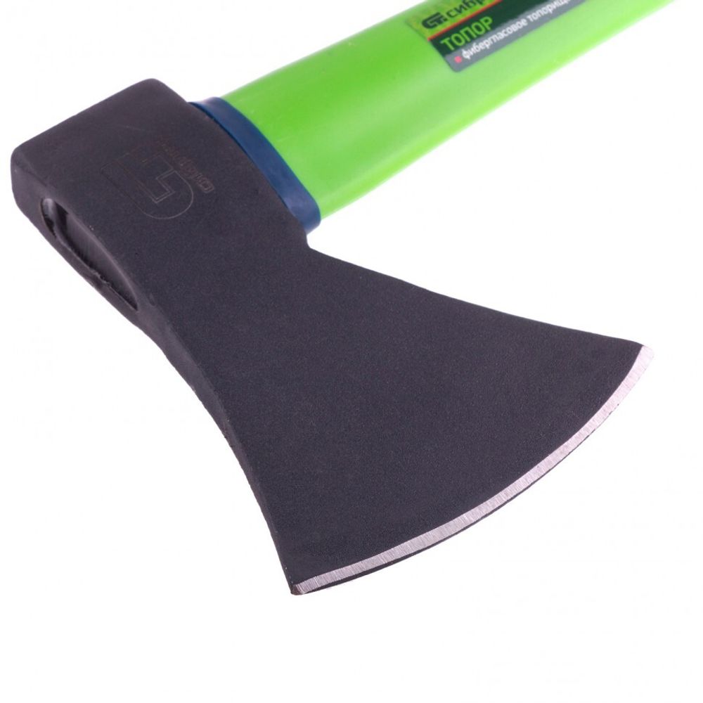 21646 Топор, 1000 г, фибергласовое топорище Сибртех