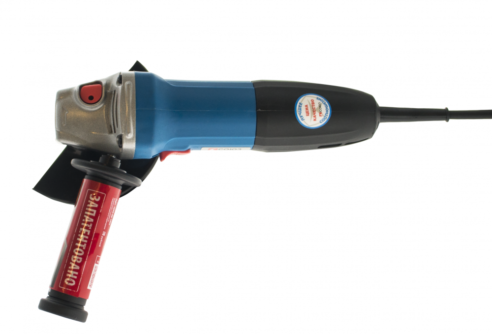 УШС-9012Т Машина углошлифовальная СОЮЗ, 125 мм, 1000Вт, 11000об/мин, ТОНКАЯ РУКОЯТЬ,  mod T