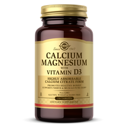 Solgar Calcium Magnesium Plus D3 150 tabs / Кальций-магний с витамином d3