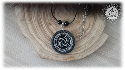 Подвеска-оберег "Знич" из березы