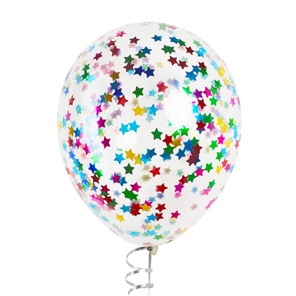 Конфетти звезды микс