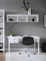 IKEA 121 / 75 / 47 / белый/св-коричневый 120 см / 1 / Письменный стол КЫМОР