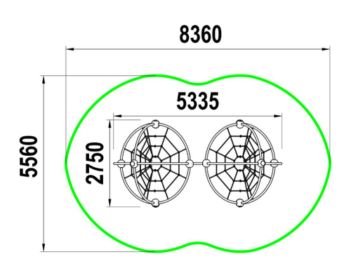 Фигура для лазания Молекулы МФ-1.336