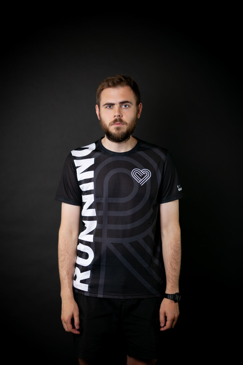 Беговая футболка Black New