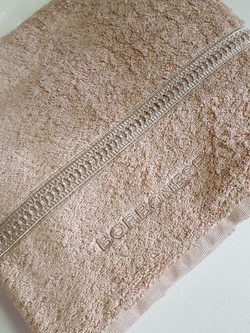 Набор полотенец 2шт Borbonese Epoque 51111 Sabbia светлый бежевый