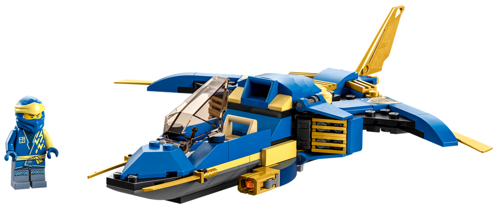 Конструктор LEGO NINJAGO 71784 Реактивный самолет Джея EVO