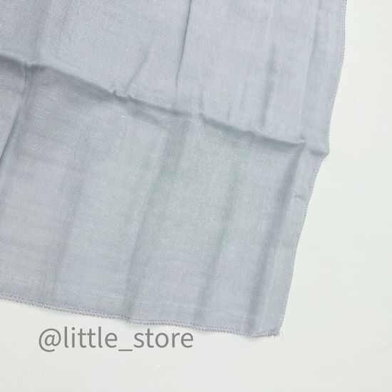 Комплект платочков муслиновых, Серо-голубой