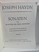 Haydn. Sonaten fur klavier II