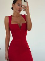 Платье Синди, Красный