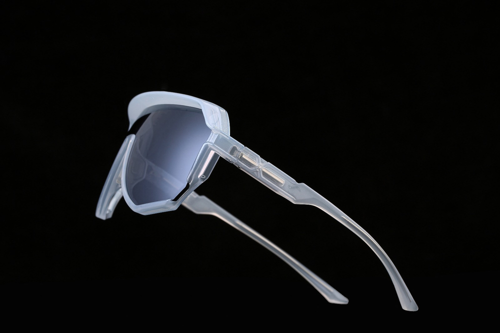 Спортивные очки HILX Newblood Shiny Crystal Grey / Black Mirror Lens