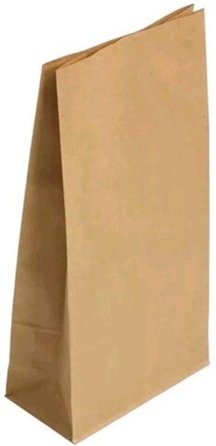 Пакеты бумажные на вынос 18х12х29см 70г/м2 крафт (50/500шт)