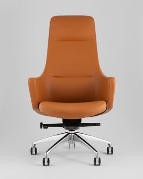 Кресло руководителя TopChairs Ferris коричневое