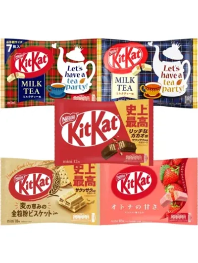 Батончики японский КитКат ассорти вкусов 5 шт