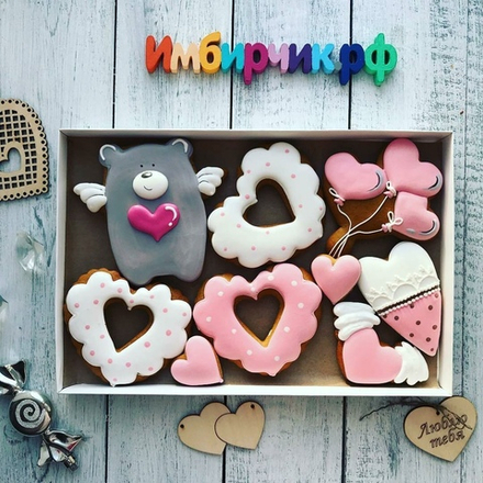Имбирные пряники Любовь