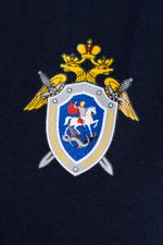 Футболка женская СК  (термопечать, темно-синий)