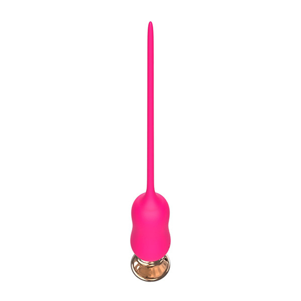 Розовый тонкий стимулятор 23см I-Moon Nipple Vibrator MY-1702