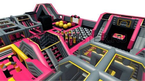 Надувной парк "Спорт зона"