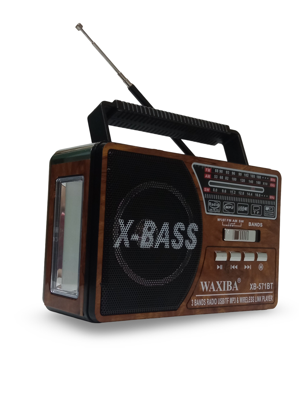 Радиоприемник с MP3 плеером и Bluetooth +фонарь XB-571BT