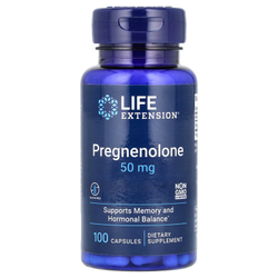 Life Extension Pregnenolone 50 mg, 100 капс, Прегненолон