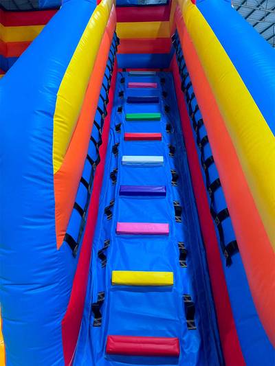 Коммерческий надувной батут-горка «Индиана ЭКСТРА 2», 7x4x6 м