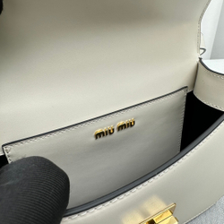 Miu Miu Leather Shoulder Bag 20 cm