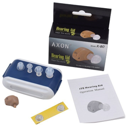 Axon K-80 Усилитель звука внутриушной / Усилитель слуха / Слуховой аппарат