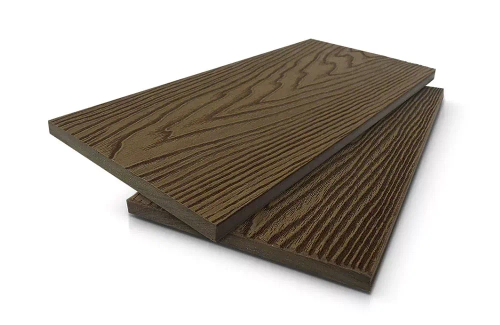 Универсальная доска ДПК Premium 140*10*3000мм Коричневая (2-х сторонняя Текстура)