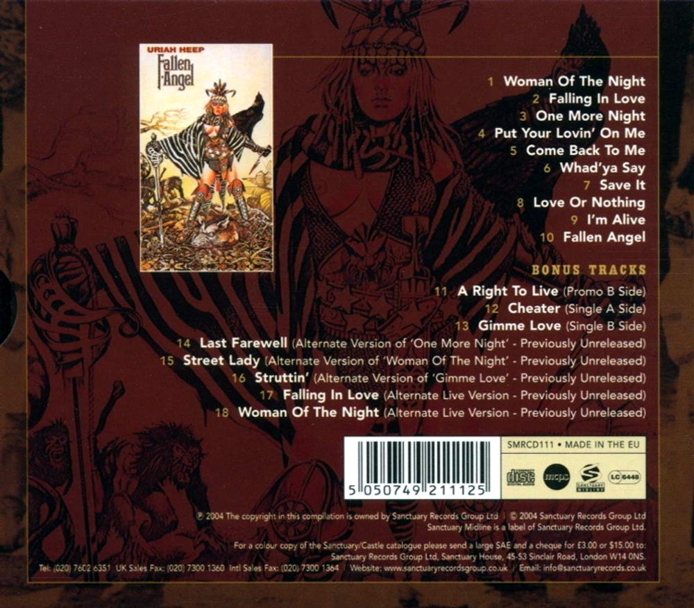Uriah Heep / Fallen Angel (Deluxe Edition)(CD)
