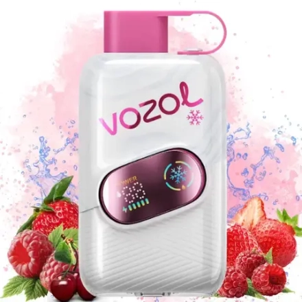 Vozol STAR CLICK 50000 - Strawberry Raspberry Cherry (5% nic)