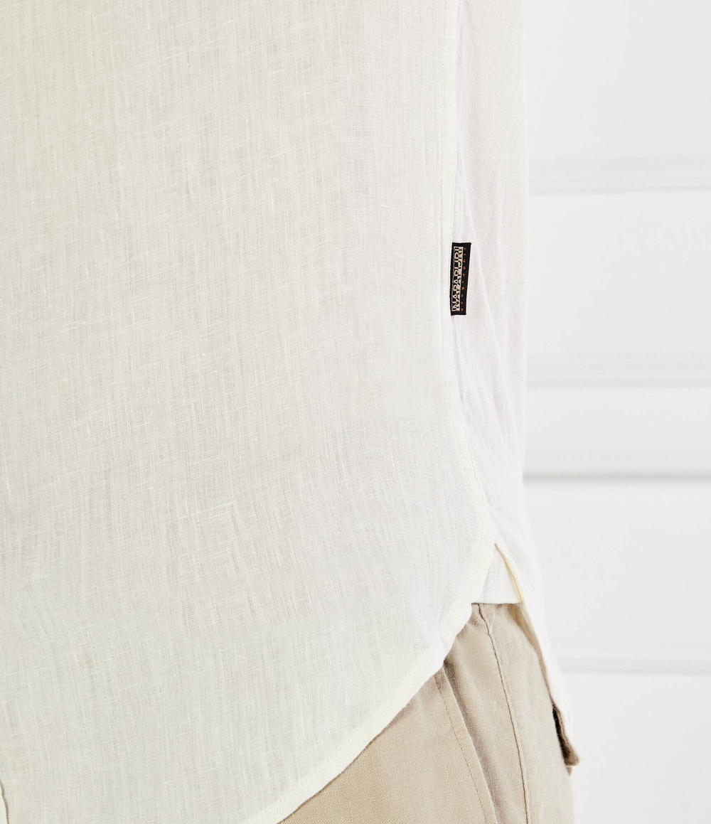 Льняная рубашка Napapijri - кремовый(NP0A4HQ2)