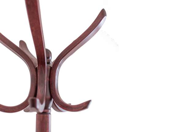 Вешалка напольная В 12Н махагон