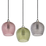 Светильник подвесной каскадный aurora, 65х18 см, сливовый/зеленый/серый