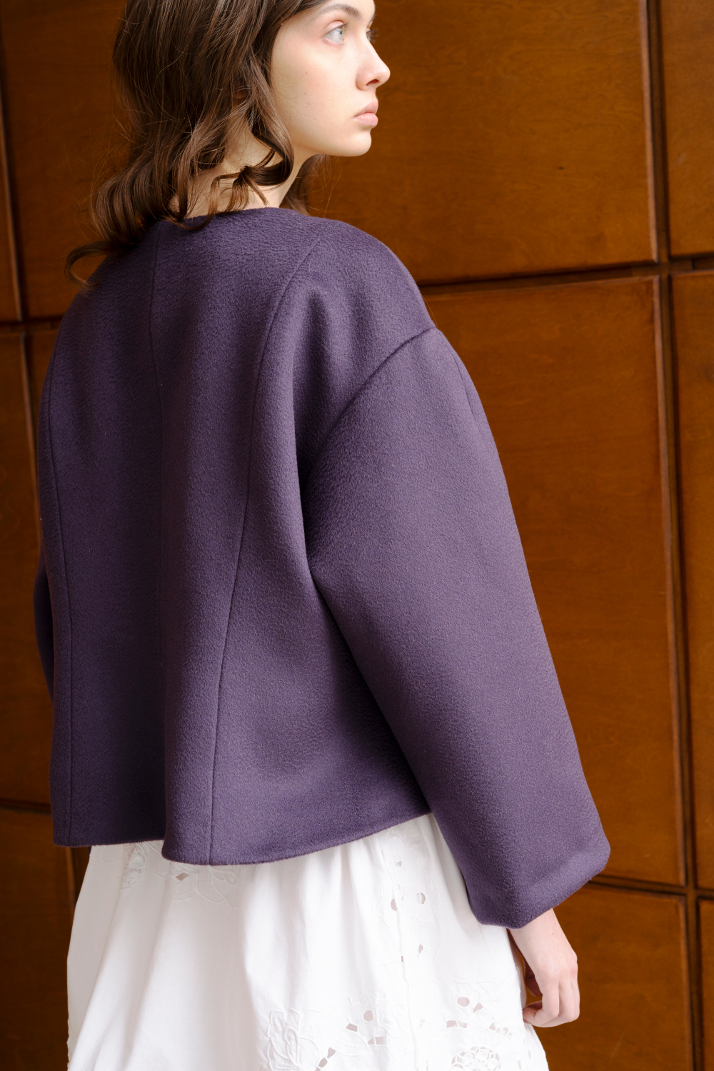 Жакет с пуговицами из малахита