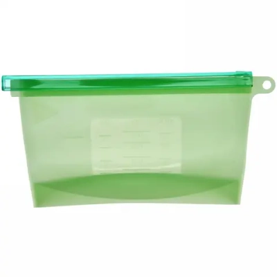 Контейнер силиконовый для приготовления и хранения продуктов с застежкой 500мл