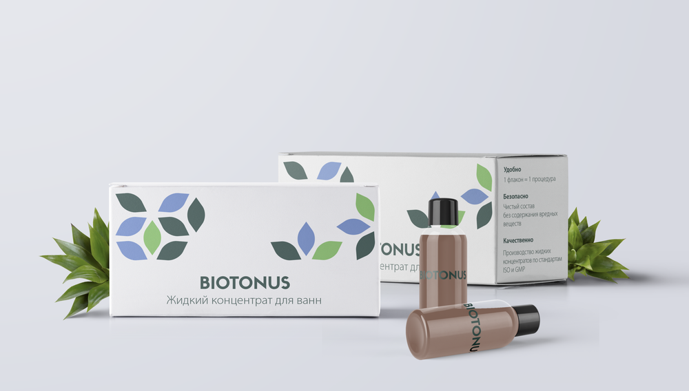 Набор Жидкий концентрат для ванн BIOTONUS Восстановление 300 мл (10 флаконов по 30 мл в коробке)