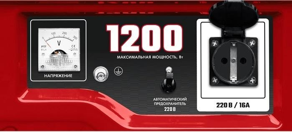 Генератор бензиновый ЗУБР СБ-1200