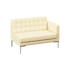 Форест Секция с подлокотником двухместная FR-SP-02 (L) Oregon 11/Металл Серый 1270*800*840