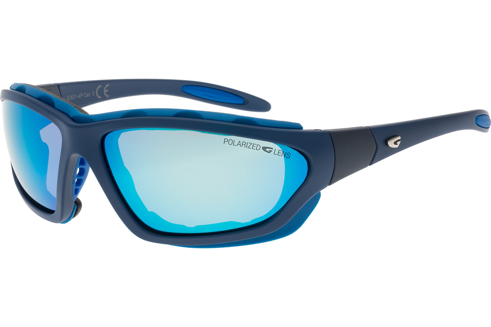 Спортивные очки GOG Mese / Matt Navy Blue / Polarized White-Blue Lens
