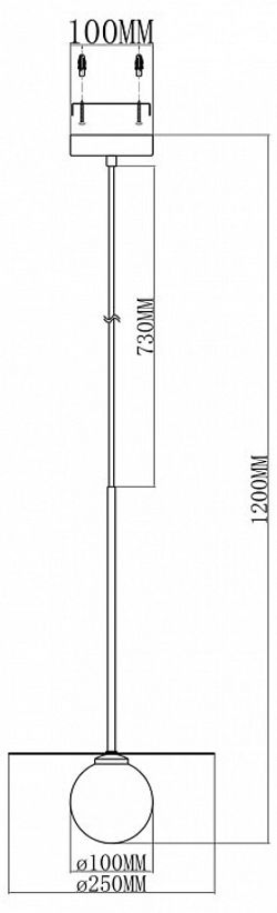 Подвесной светильник Moderli Scrumbel V11569-1P