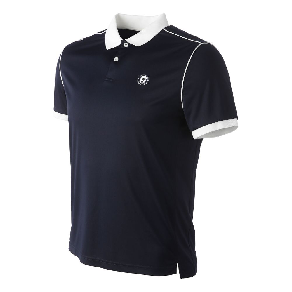 Мужское теннисное поло Sergio Tacchini Polo Men - Dark Blue, White