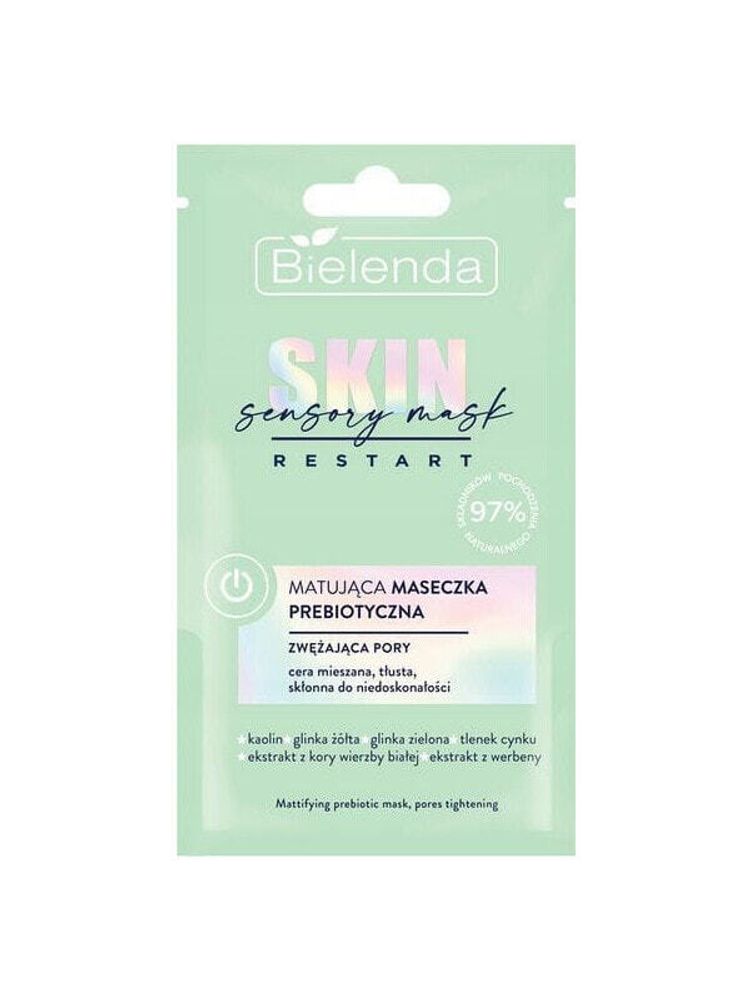 Маски Bielenda Bielenda Skin Restart Sensory Mask Matująca Maseczka prebiotyczna - zwężająca pory 8g