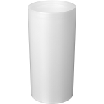 Ваза для цветов пластиковая 1,8л «Jasmine» (белый перламутр)