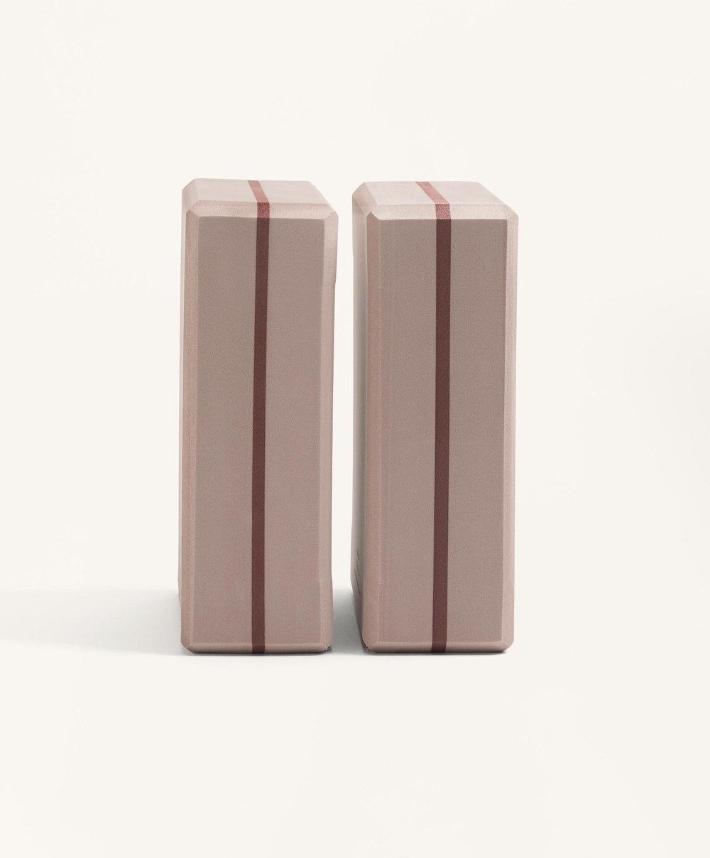 OYSHO Набор блоков для йоги, бежево-розовый