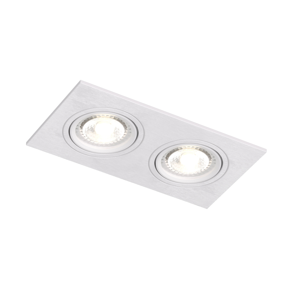 DK3022-WH Встраиваемый светильник, IP 20, 10 Вт, GU5.3, LED, белый, пластик