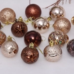 Набор шаров «Волшебный вальс» 5 см (16 предметов), шампань/шоколад