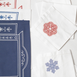 Набор салфеток "Кружевные снежинки"